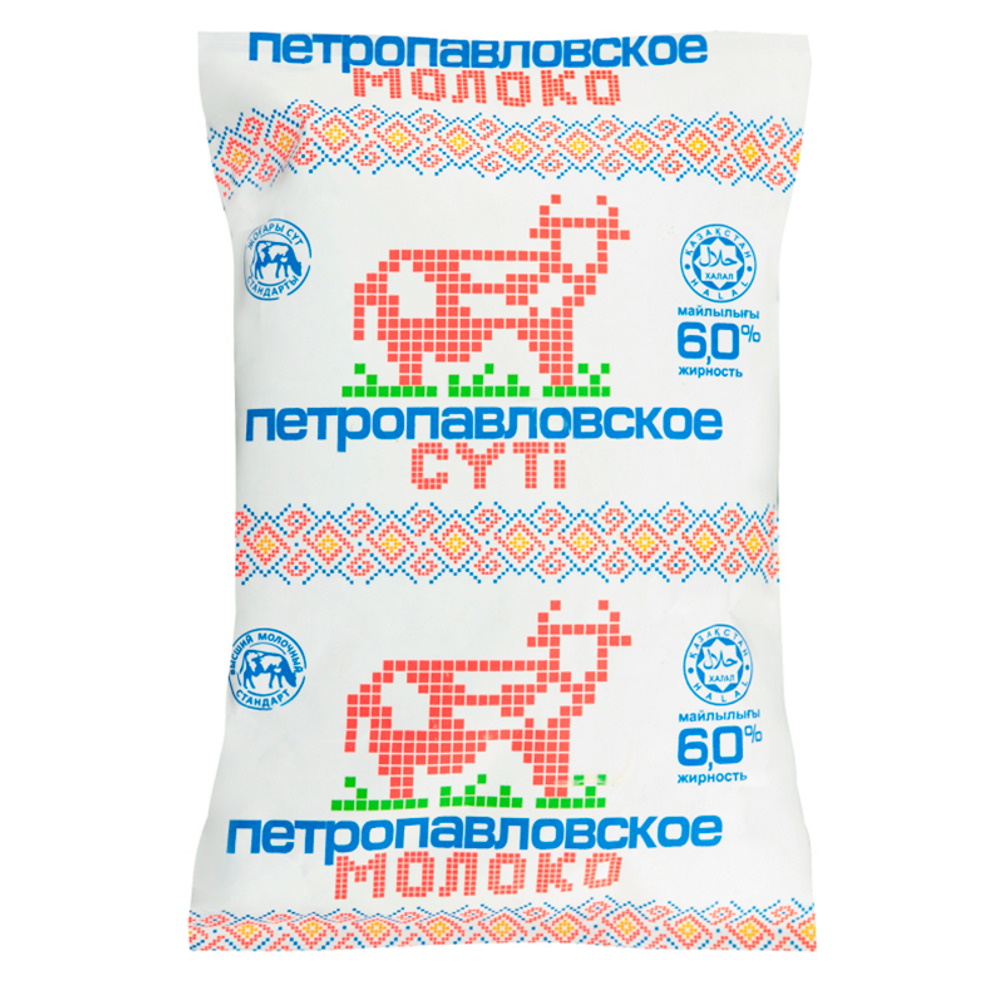Молоко Петропавловское 6% 0,9 л