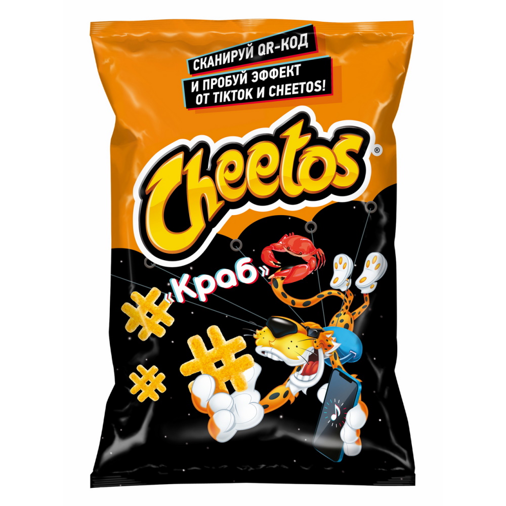 Кукурузные палочки Cheetos краб 85 г