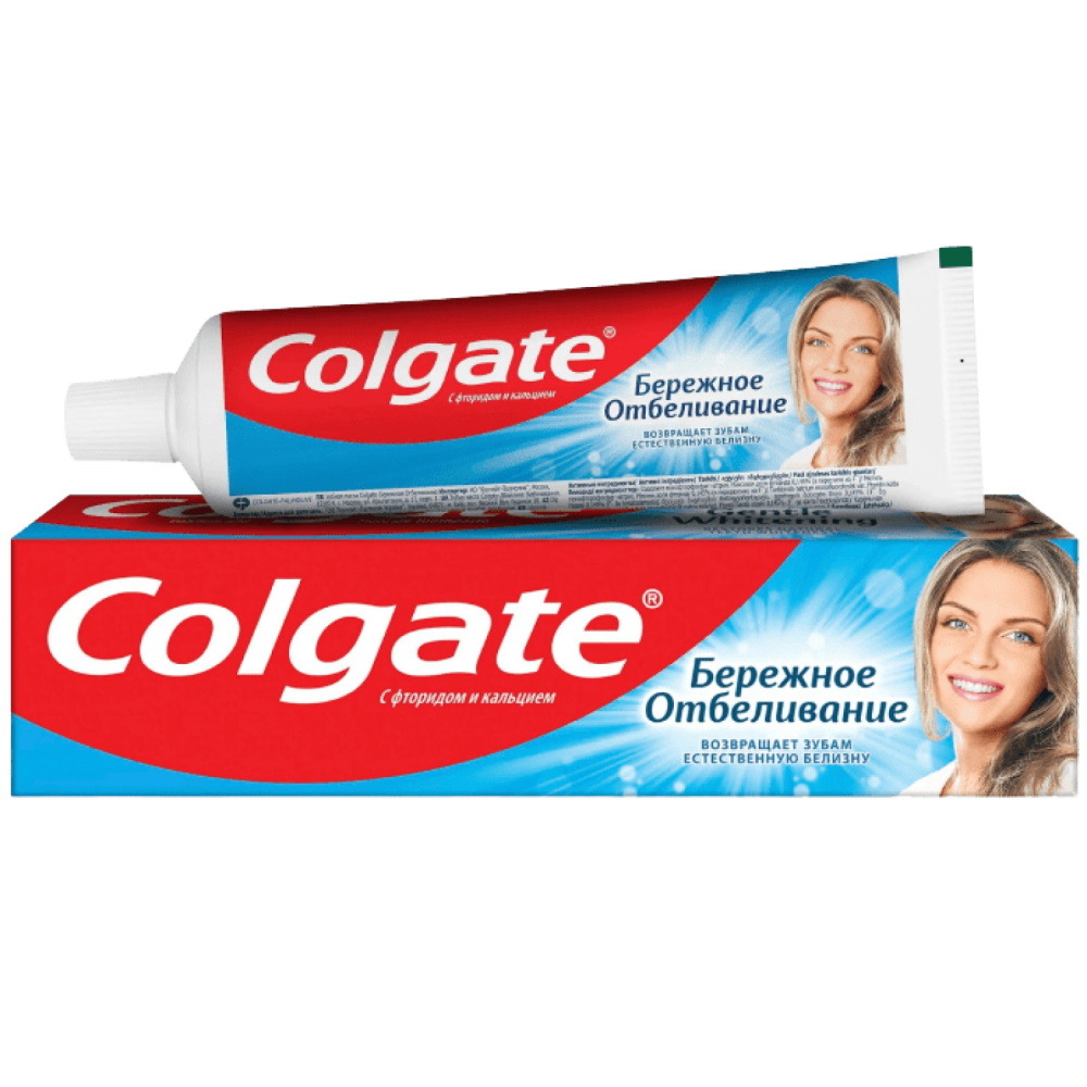 Зубная паста Colgate бережное отбеливание 50 мл