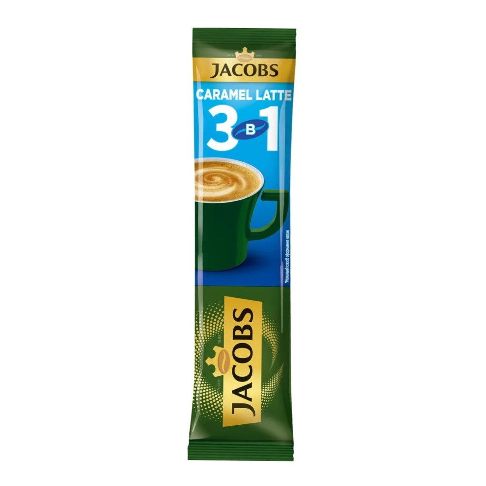 Напиток кофейный Jacobs Caramel Latte 12,3 г