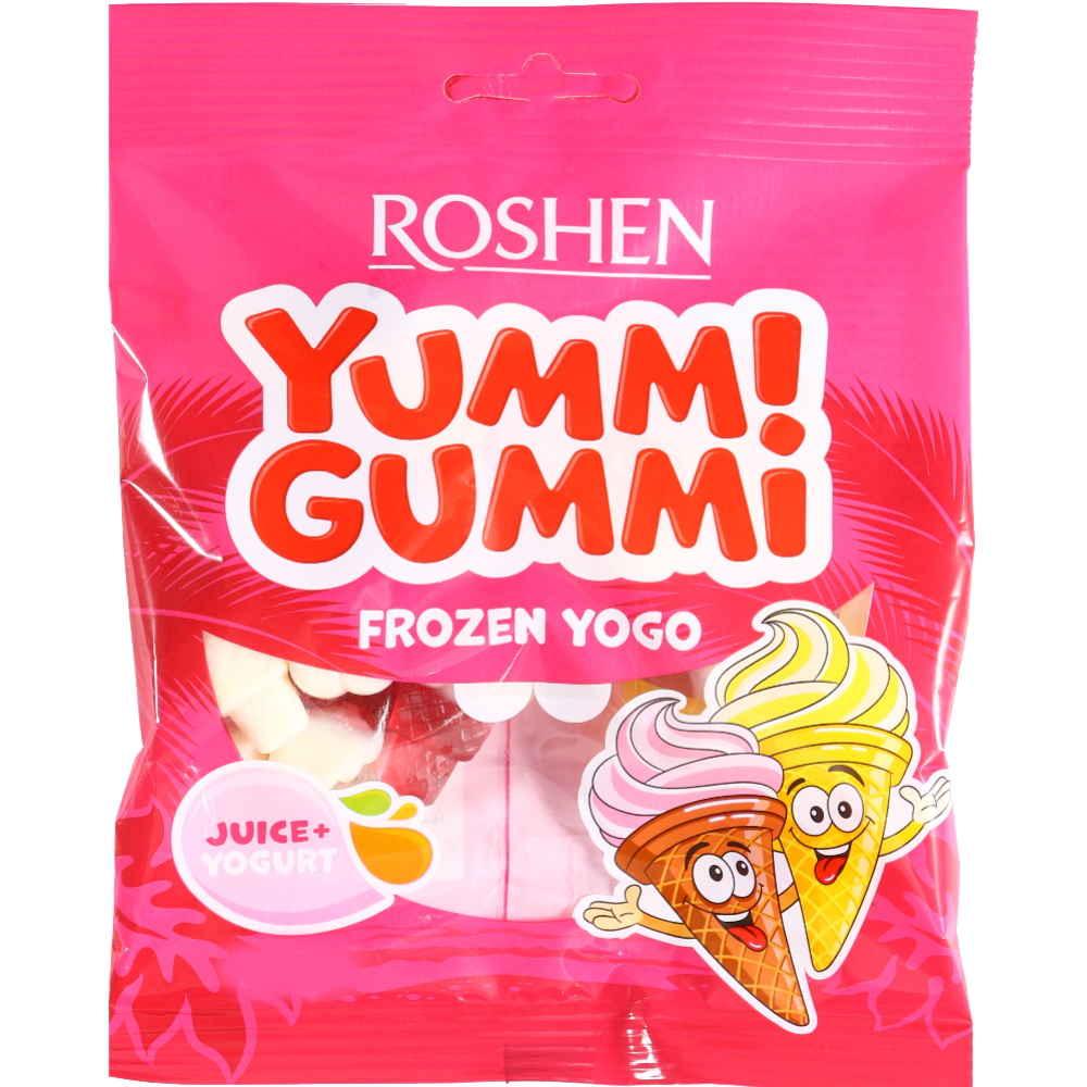 Конфеты желейные Yummi Gummi Frozen Yogo Roshen 70 г