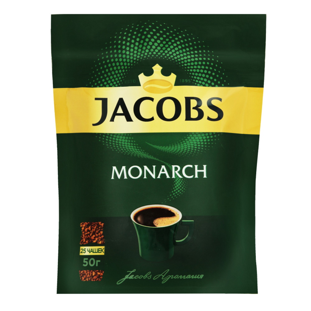 Кофе Jacobs Monarch растворимый 50 г