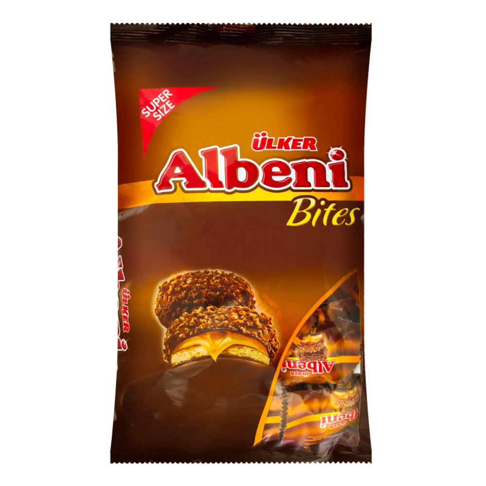Печенье Albeni Bites с карамелью в молочном шоколаде 500 г