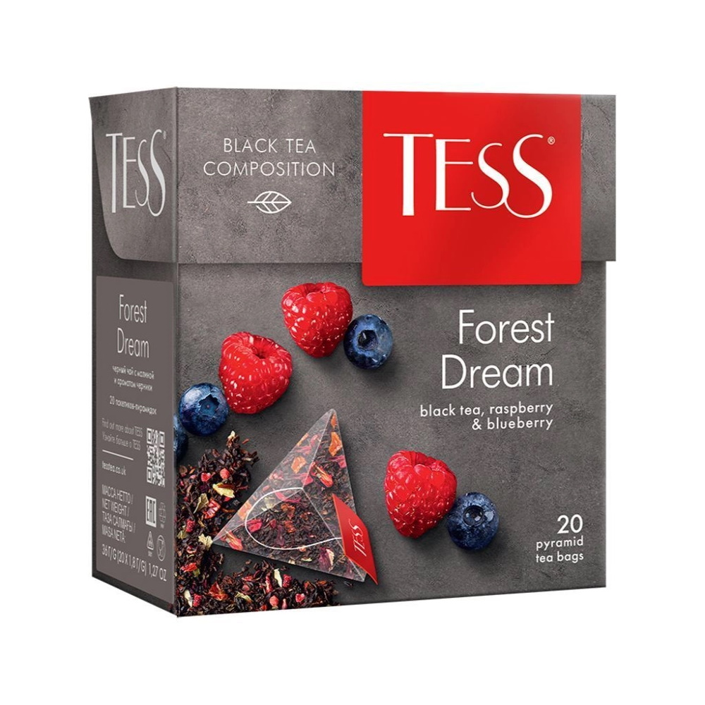 Чай черный Tess Forest Dream 20 пакетиков