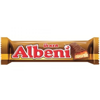 Печенье с карамелью покрытое молочным шоколадом Albeni 320 г