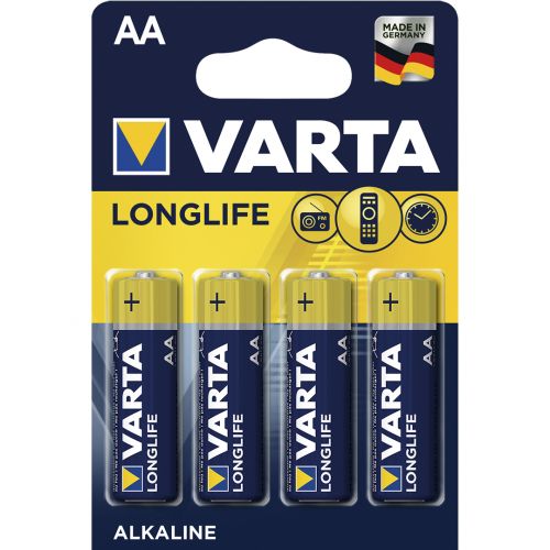 Батарейка Varta Longlife AA Alkaline 4 шт