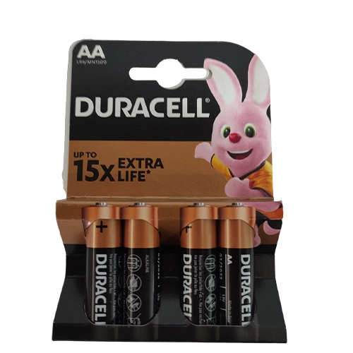 Батарейка Duracell  AA 15хExtra Life 4 шт