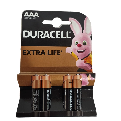 Батарейка Duracell  AAA Extra Life 4 шт