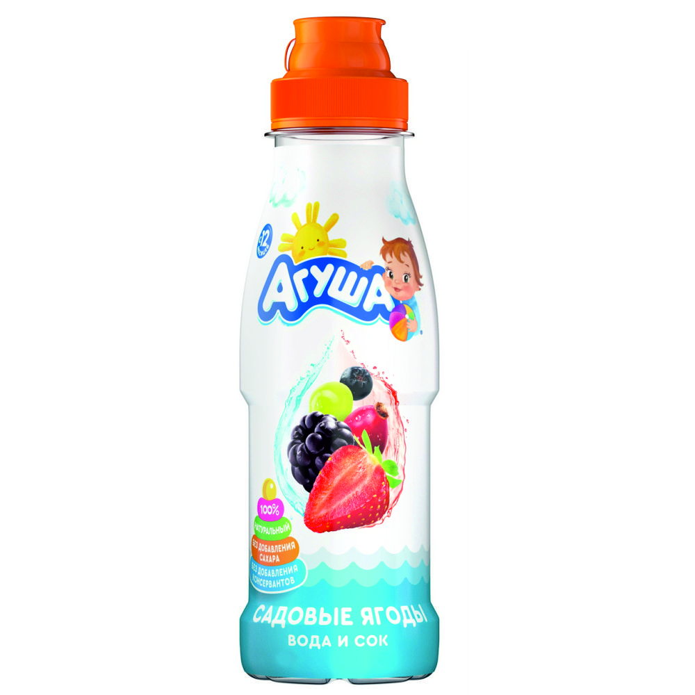 Напиток сокосодержащий Агуша садовые ягоды для детей от 12 месяцев 0,3 л