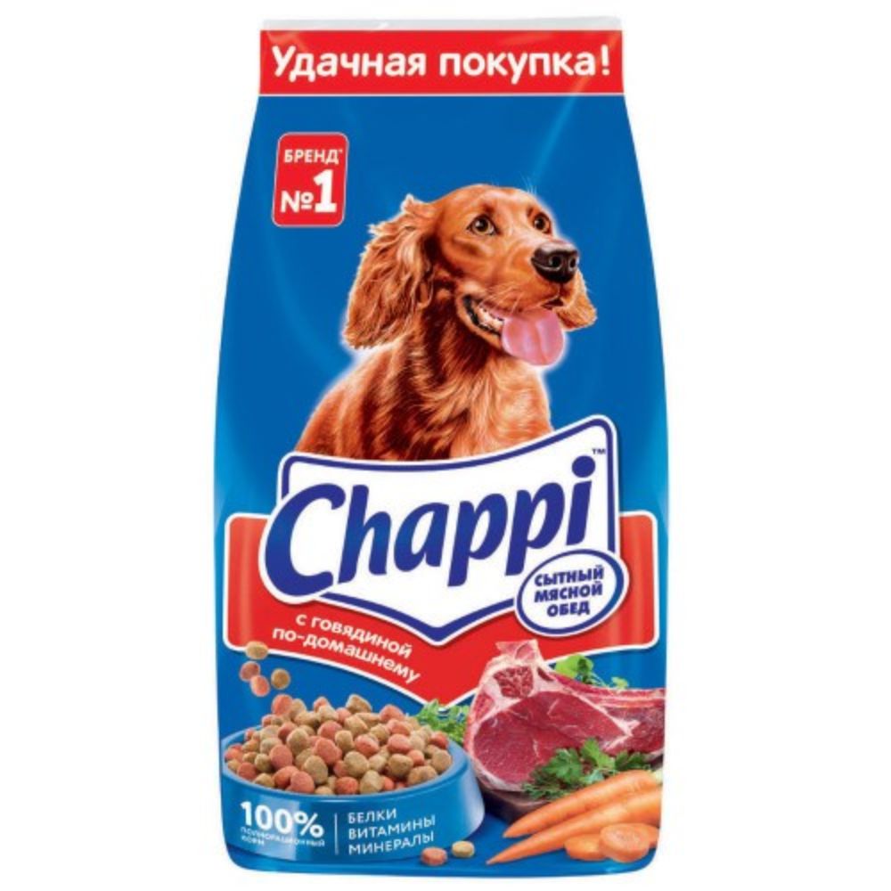 Корм сухой Chappi с говядиной по-домашнему для собак 15 кг
