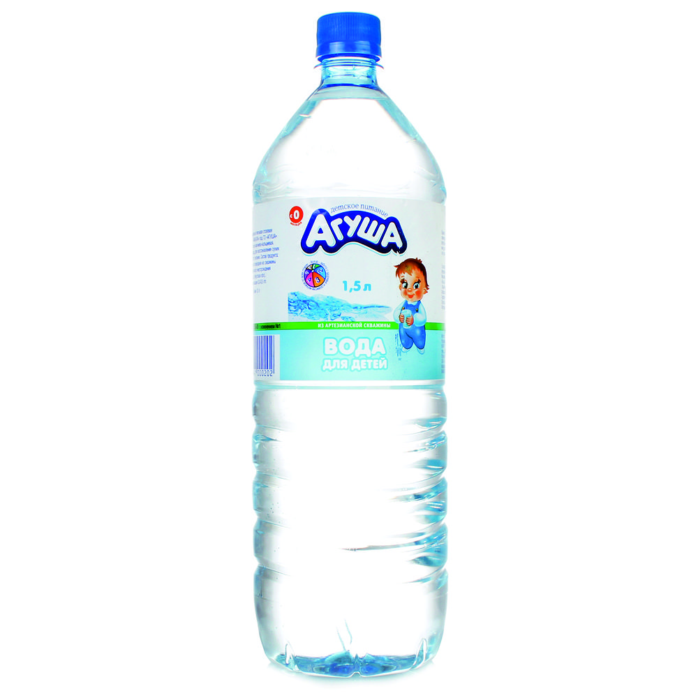 Вода детская Агуша негазированная 1,5 л