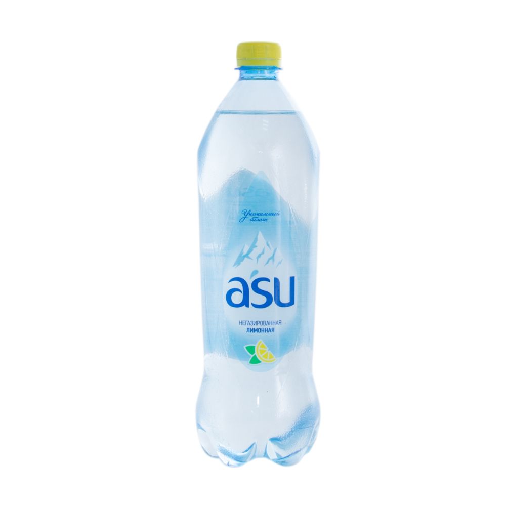 Вода Asu лимонная негазированная 1 л