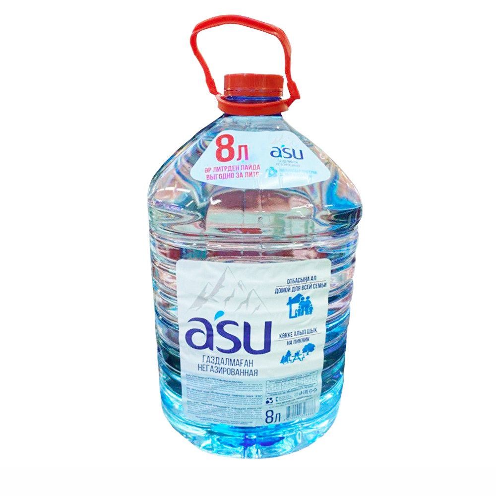 Вода Asu негазированная 8 л
