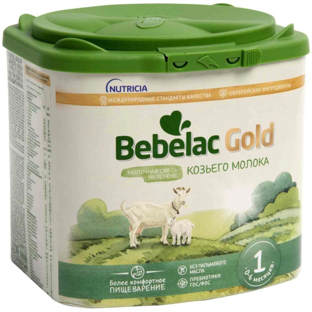 Смесь Bebelac Gold 1 молочная сухая на основе козьего молока 0-6 месяцев 400 г
