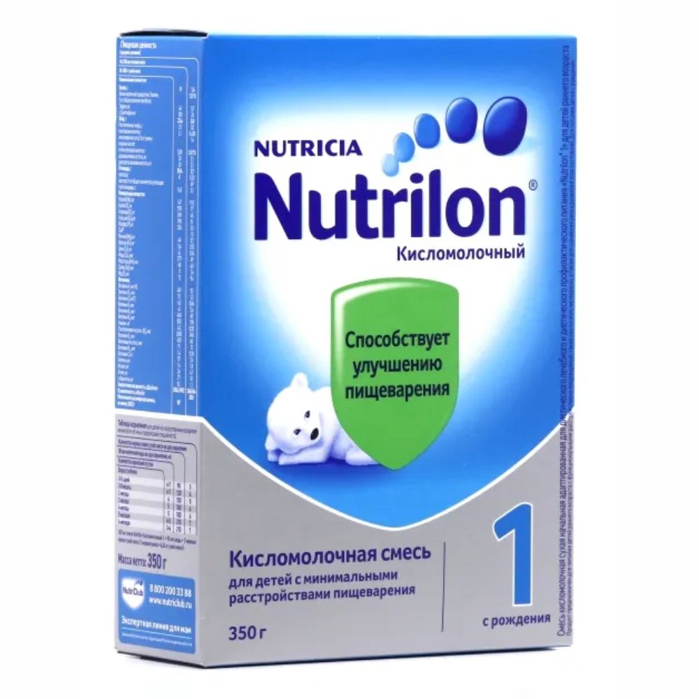 Смесь Nutrilon 1 Кисломолочный молочная сухая c рождения 350 г