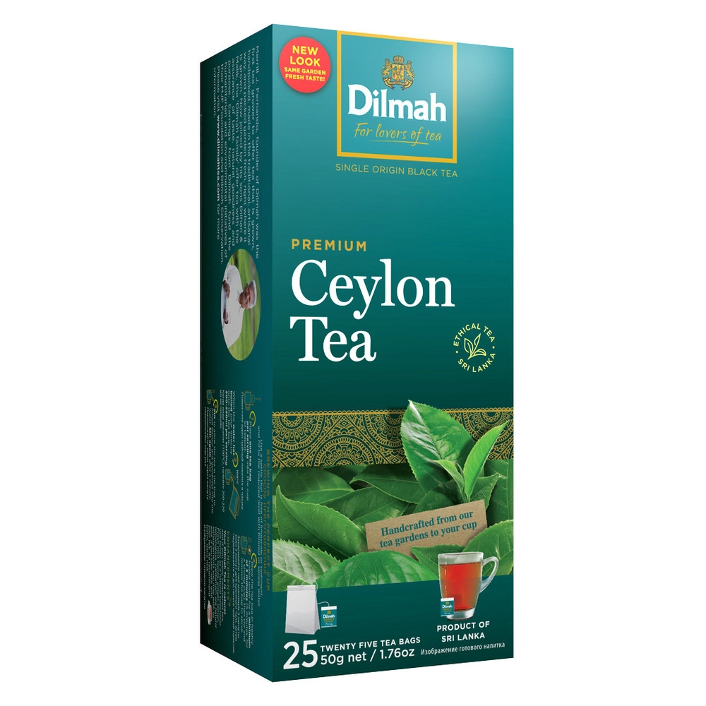 Чай черный Dilmah Ceylon tea 25 пакетиков