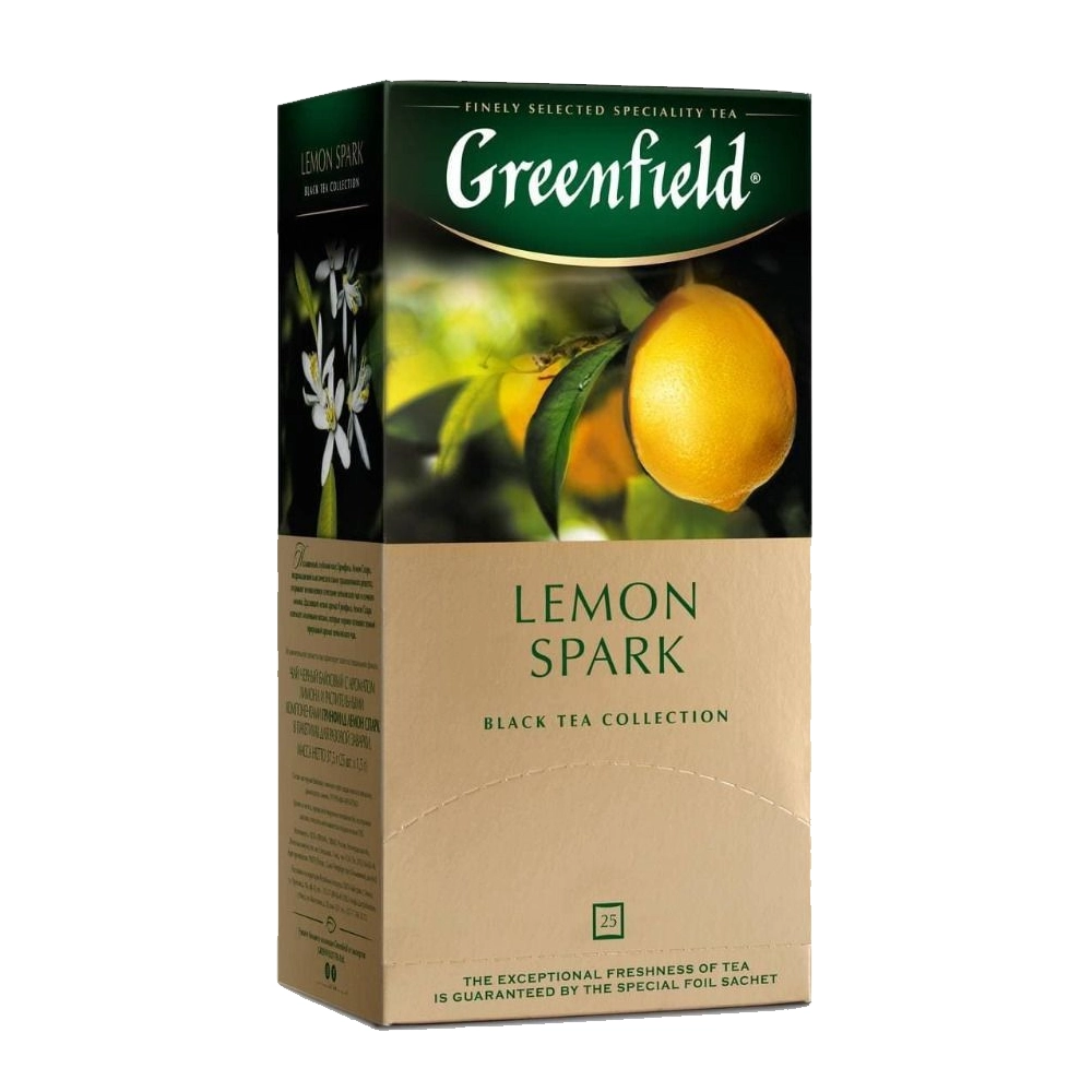 Чай черный Greenfield Lemon Spark 25 пакетиков
