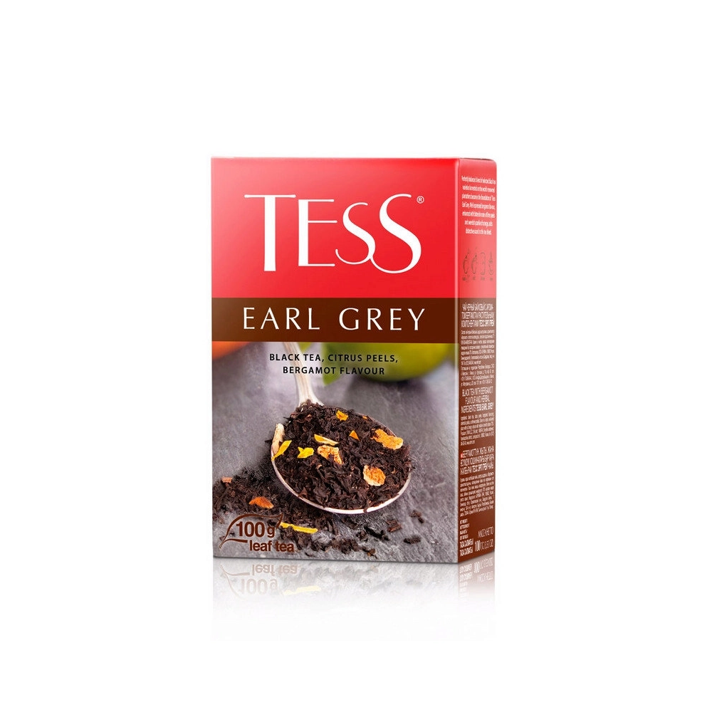 Чай черный Tess Earl Grey с цитрусом и бергамотом 100 г