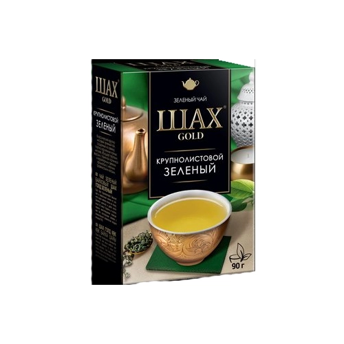 Чай зеленый крупнолистовой Шах Gold 90 г