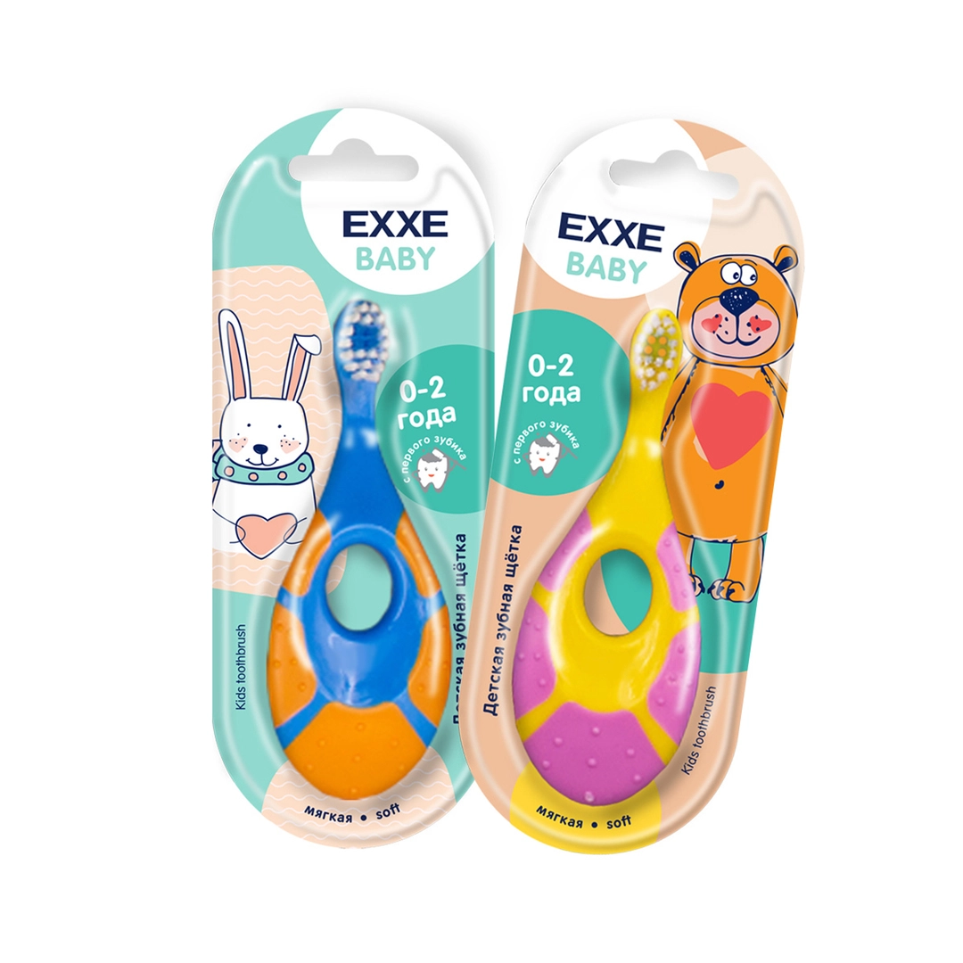 Детская Зубная Щетка exxe baby 0-2 года 1шт