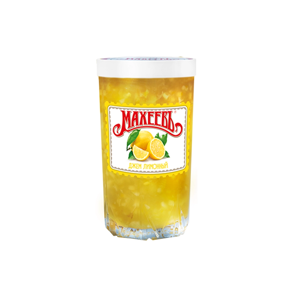 Джем Махеевъ лимонный 400 г стакан