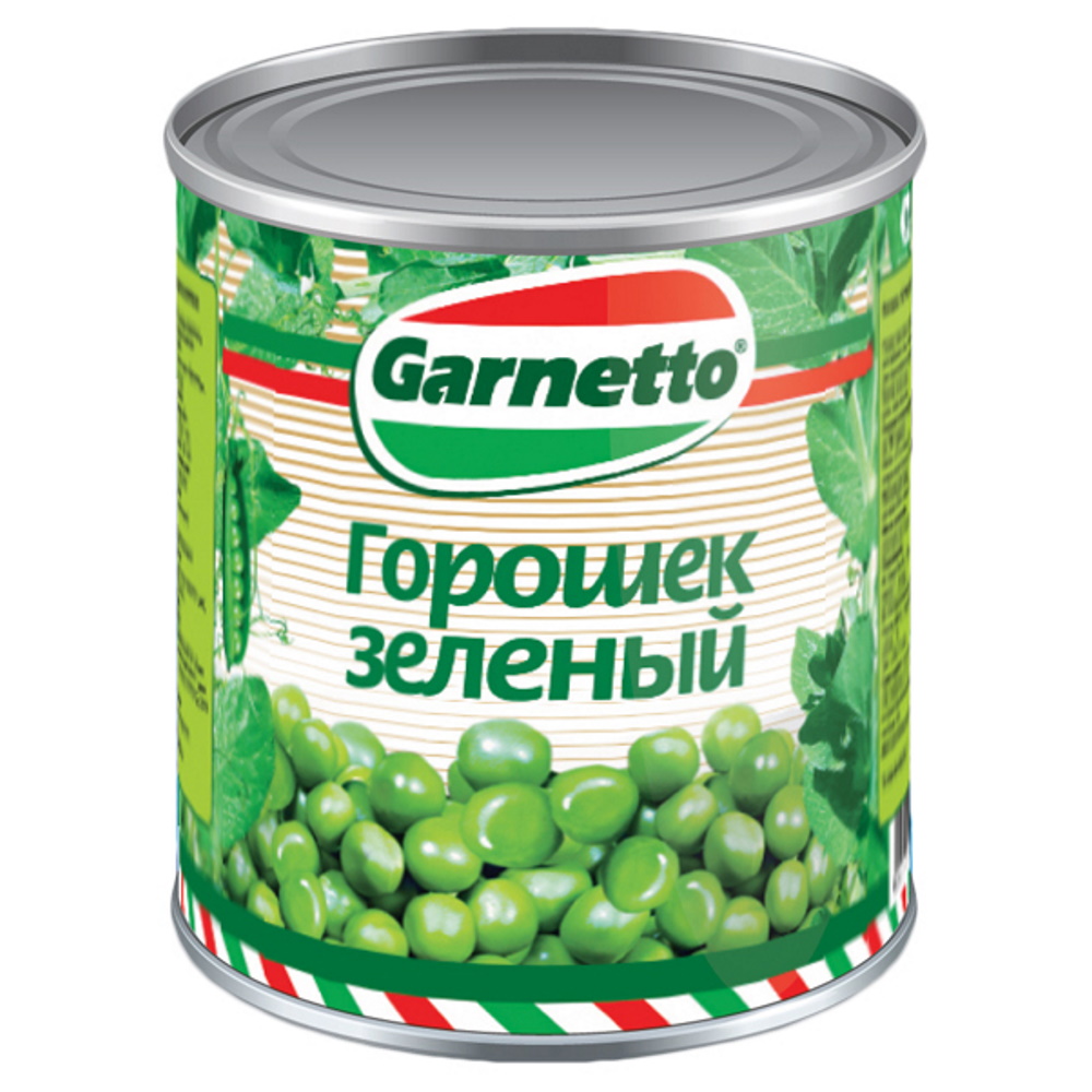 Горошек зеленый Garnetto 300 г