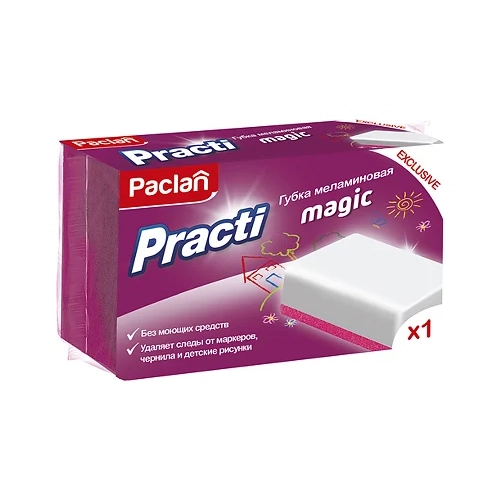 Губка Paclan Practi меламиновая Magic 1 шт
