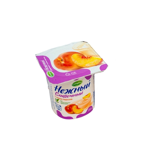 Йогурт Нежный со вкусом персика Campina 5% 100гр