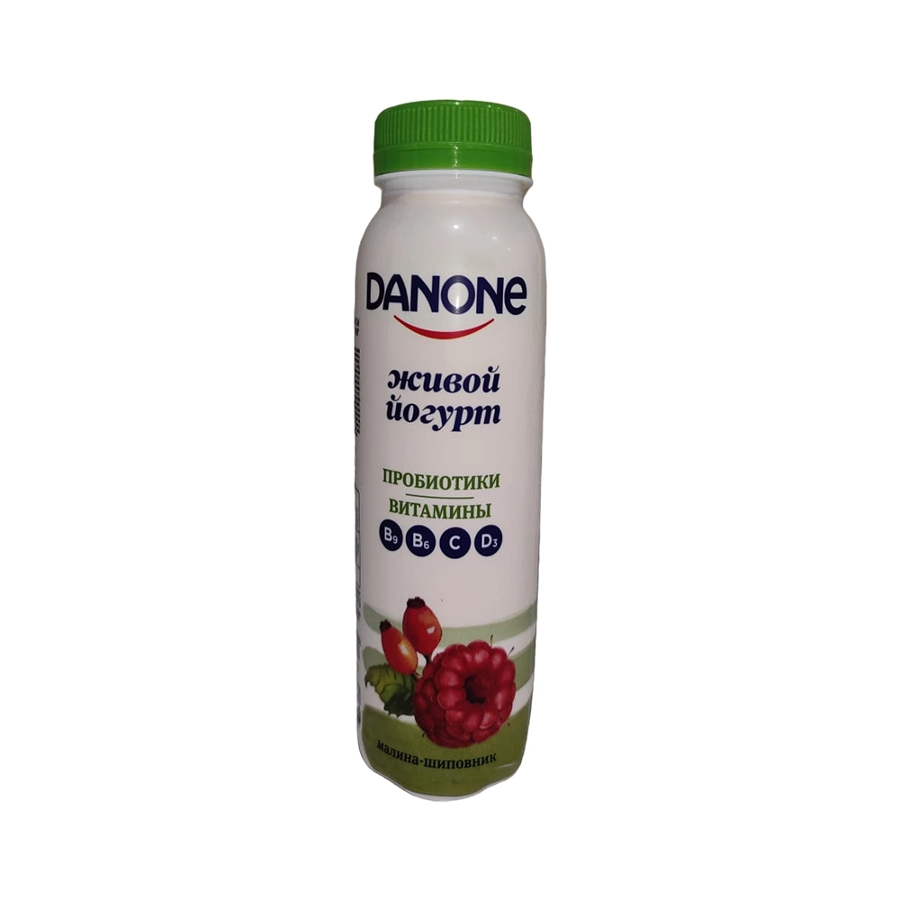 Йогурт питьевой Danone Малина-Шиповник 270 г