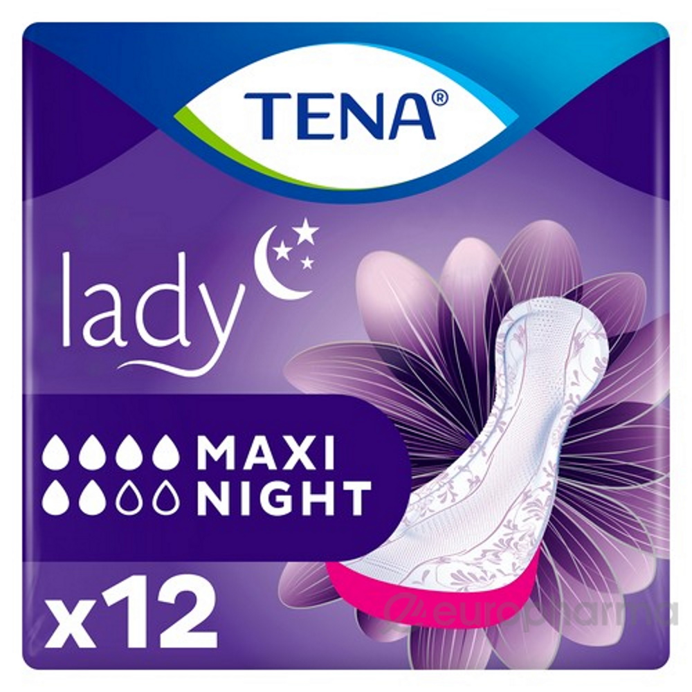 TENA урол прокладки  Lady Maxi Night 12 шт.