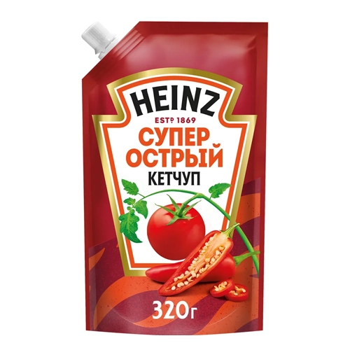 Кетчуп Heinz Супер острый 320 г