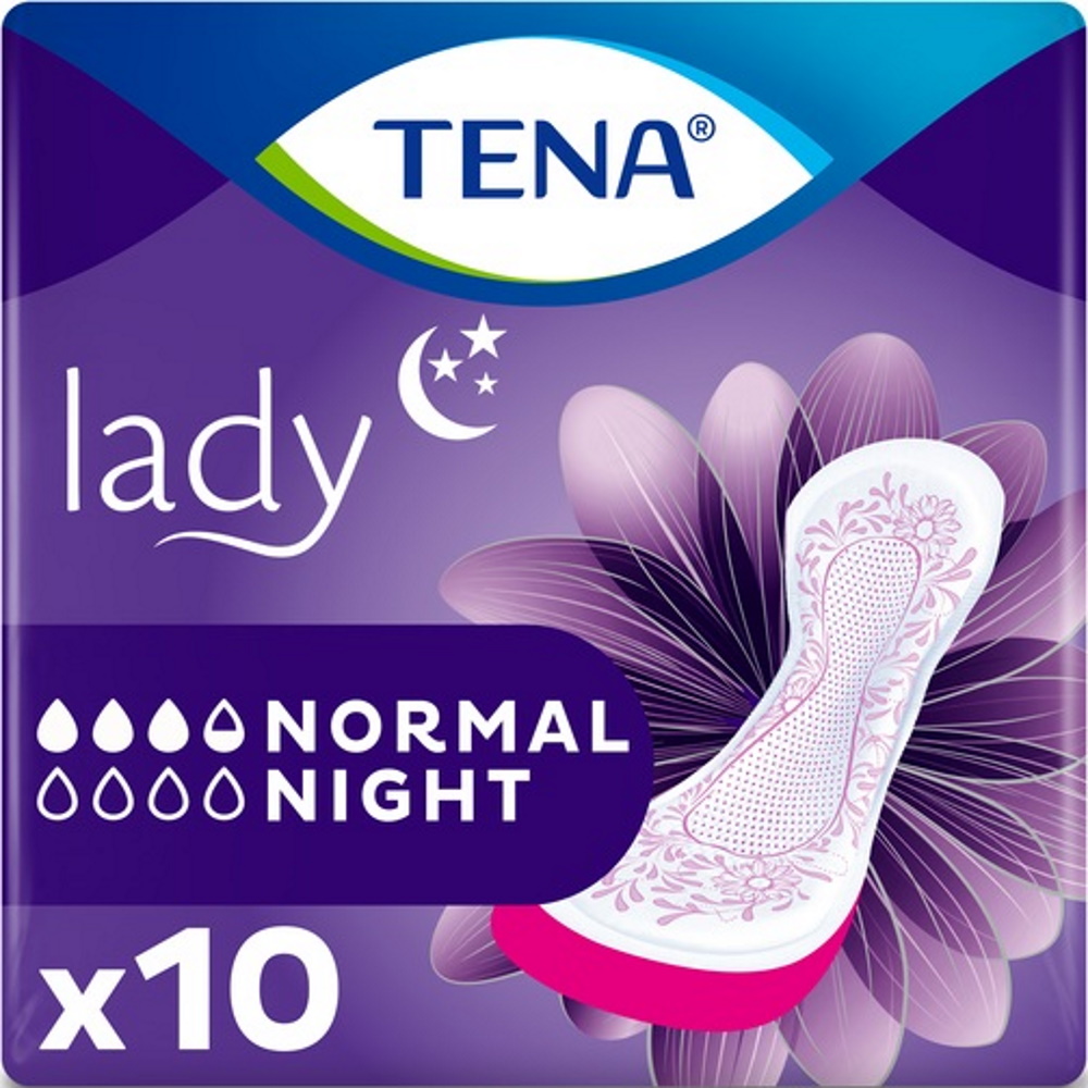 TENA урол прокладки  Lady Normal Night 10 шт.