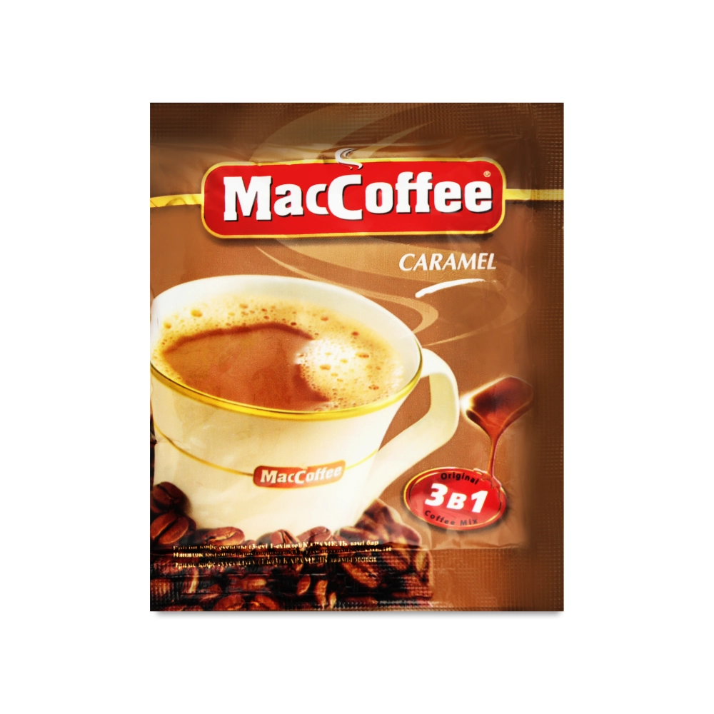 Кофе MacCoffee 3 в 1 карамель 10*18 г