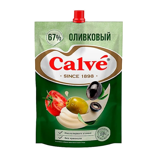 Майонез Calve Оливковый 67% 400 г