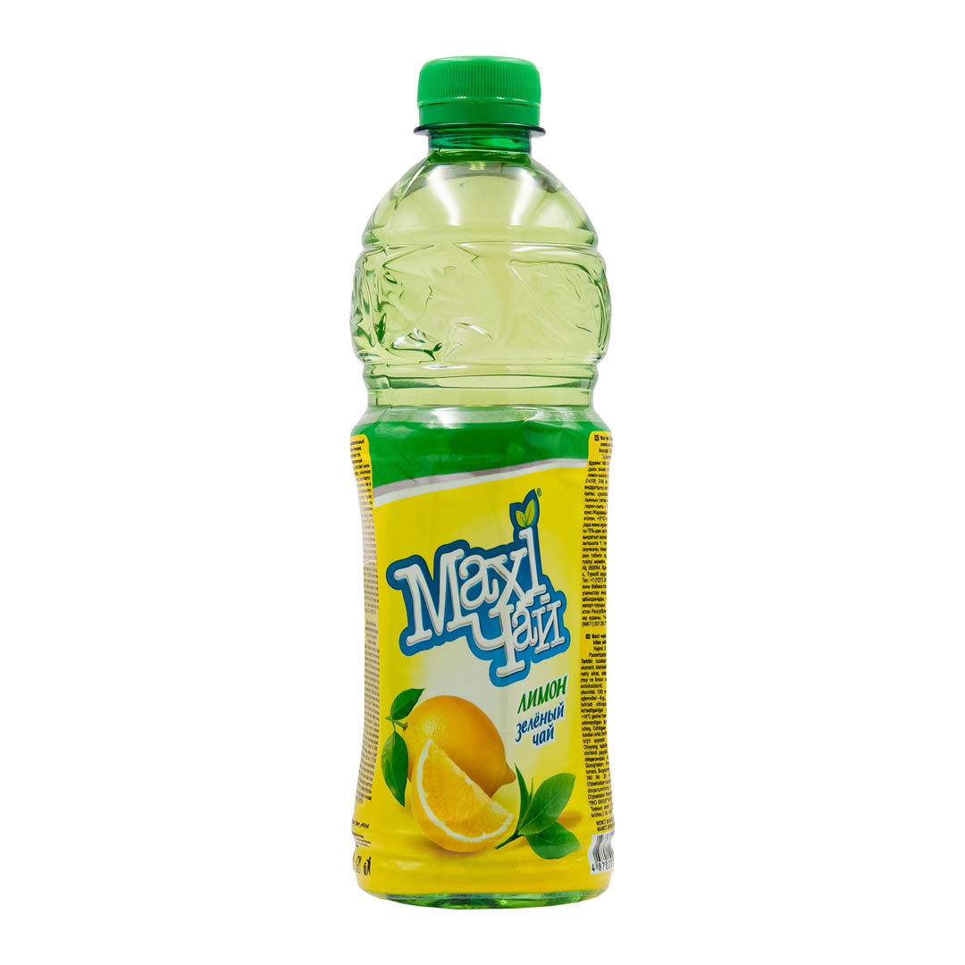 Maxi чай зеленый со вкусом лимона 0,450л