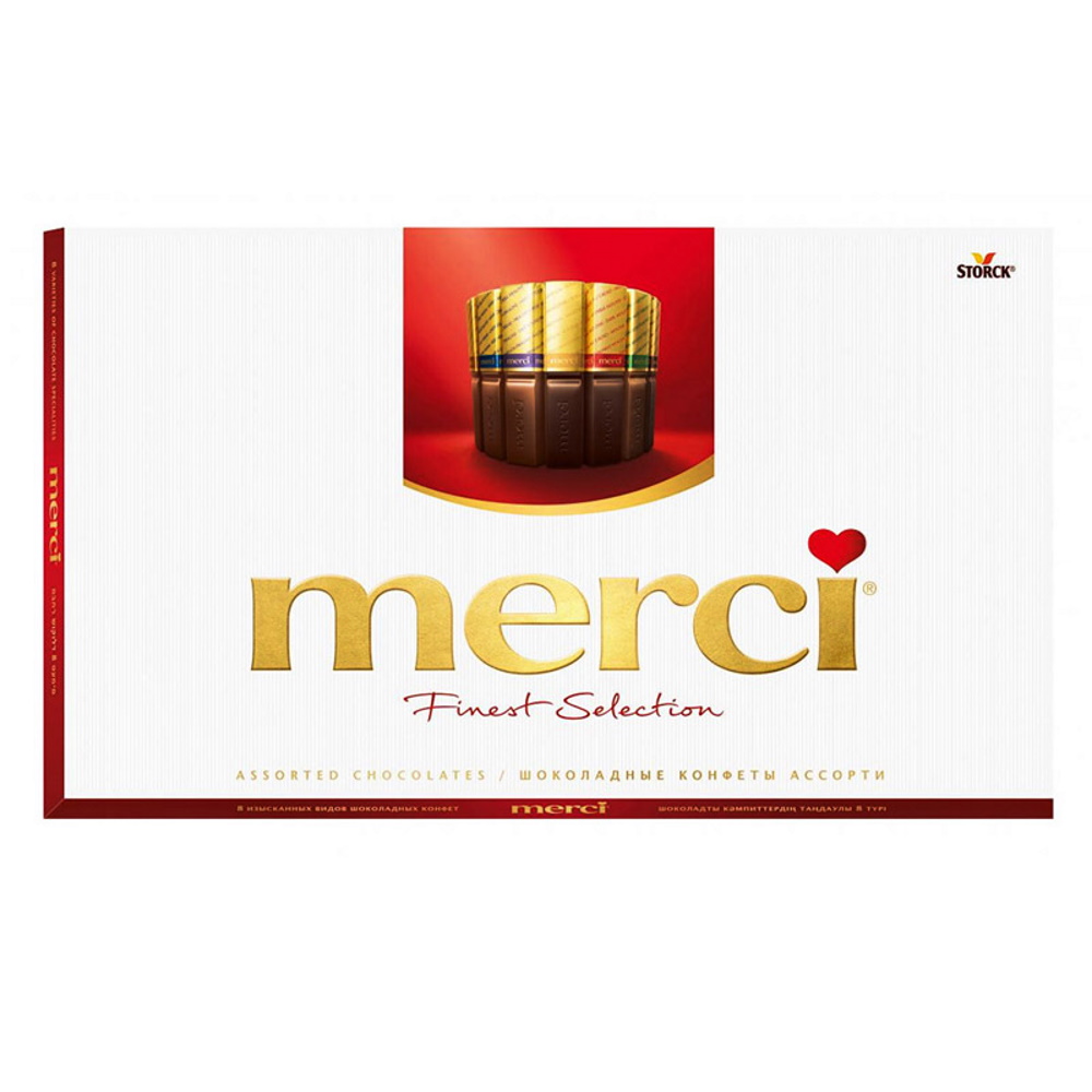Набор шоколадных конфет Merci Finest Selection ассорти 675 г