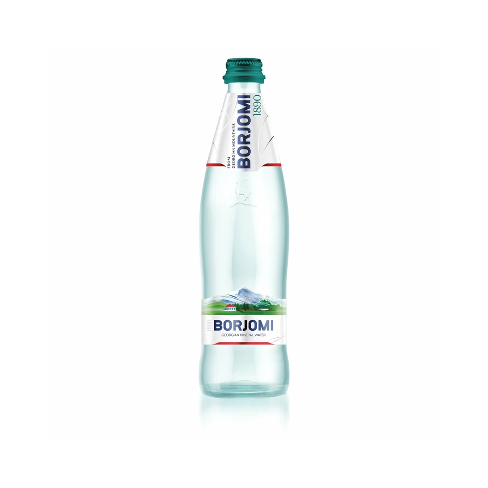 Минеральная вода газированная Borjomi 0,33 л стекло