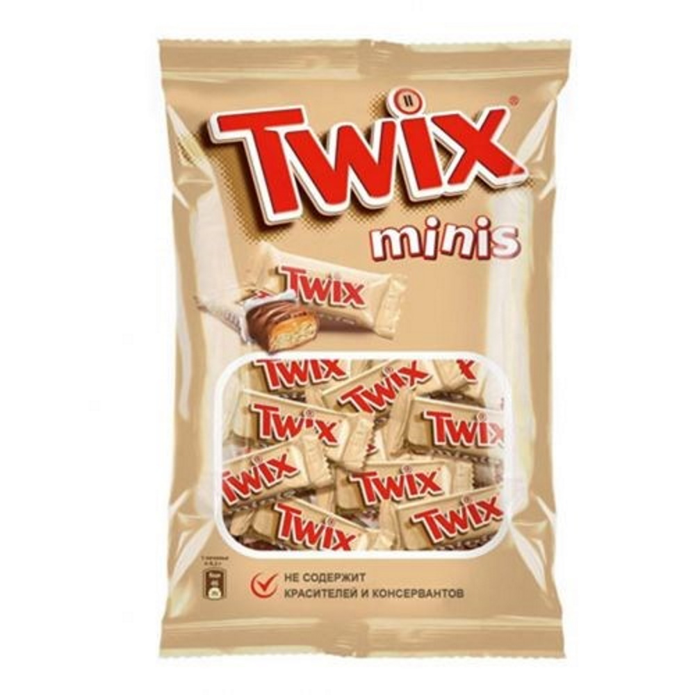 Шоколадные батончики Twix Minis 184 г
