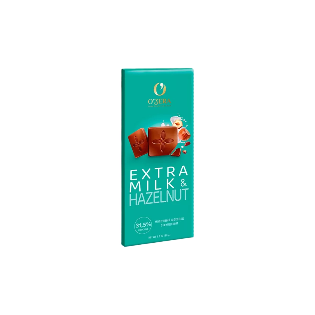молочный шоколад Ozera extra milk Haz 90г
