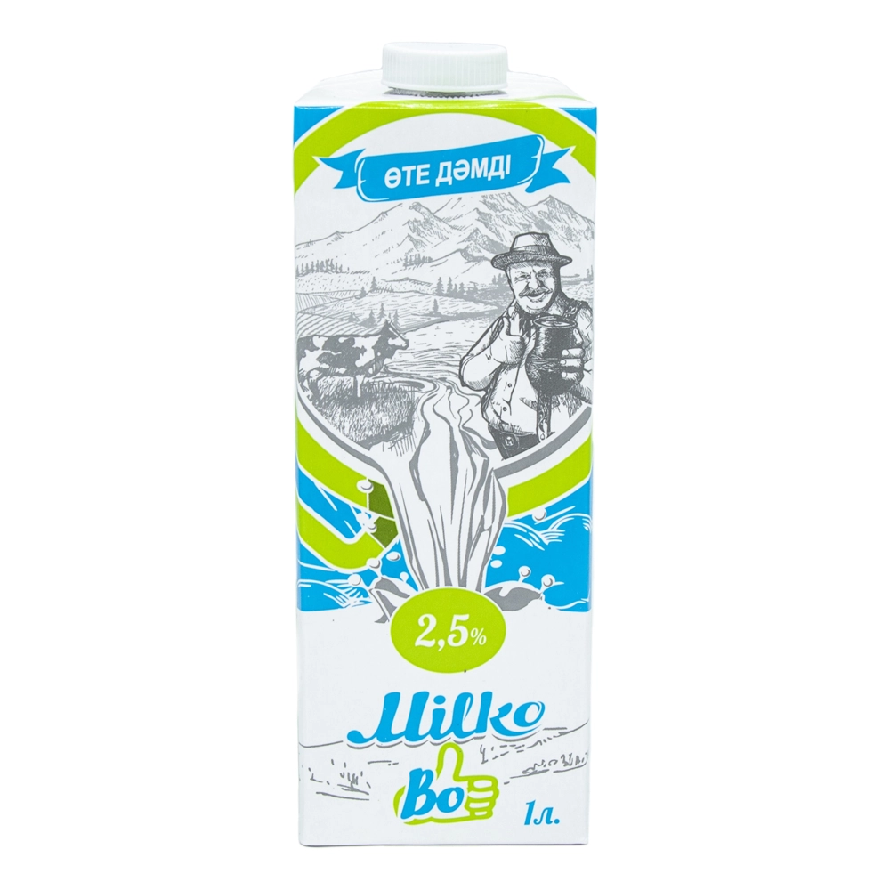 Молоко Milko Bo 2,5% 1 л