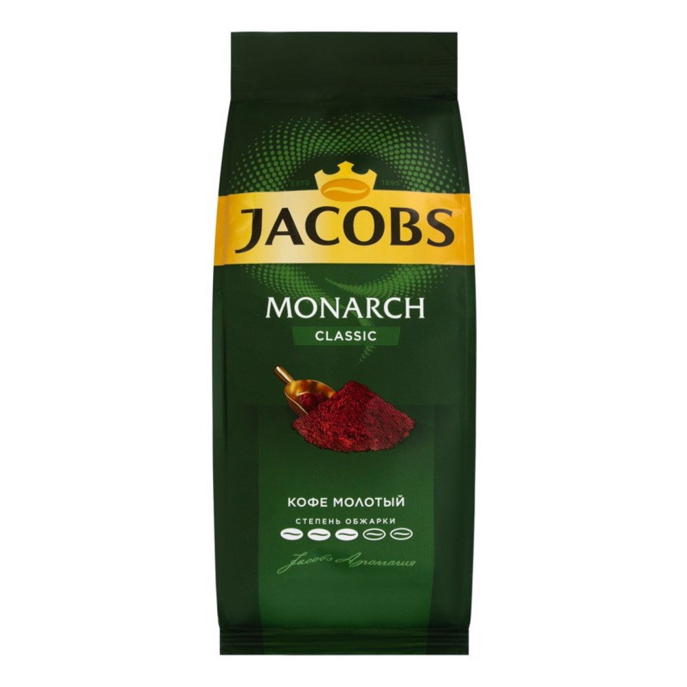 Кофе Jacobs Monarch Classic молотый жареный 230 г