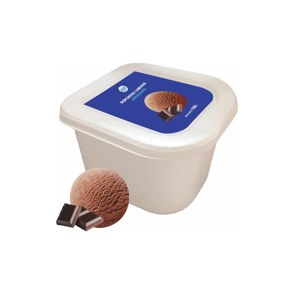 Мороженное сливочное Шоколадное «Морозпродукт» 1000 гр
