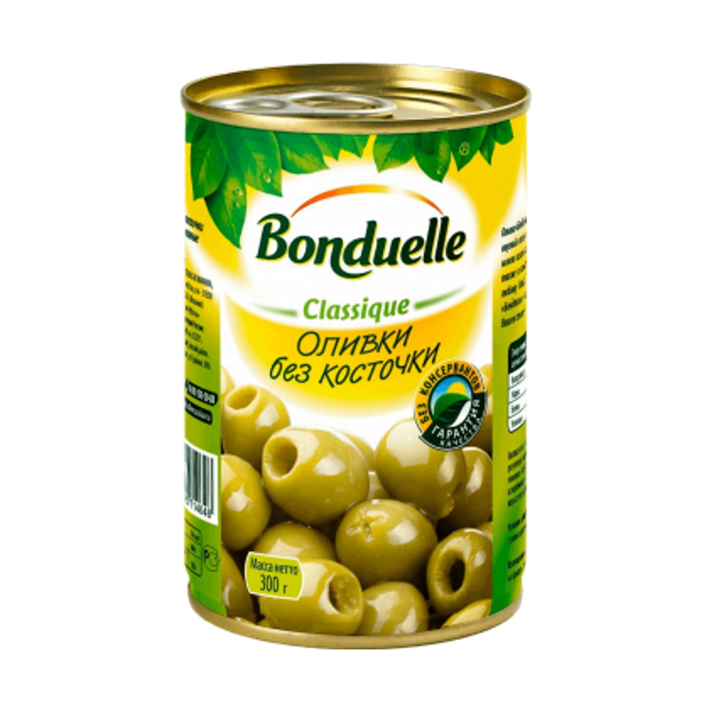Оливки Bonduelle без косточки 314 мл