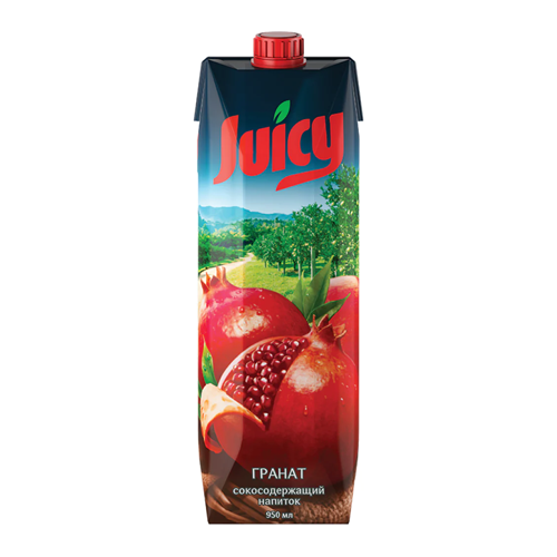 Напиток сокосодержащий Juicy Гранат 0,95 л