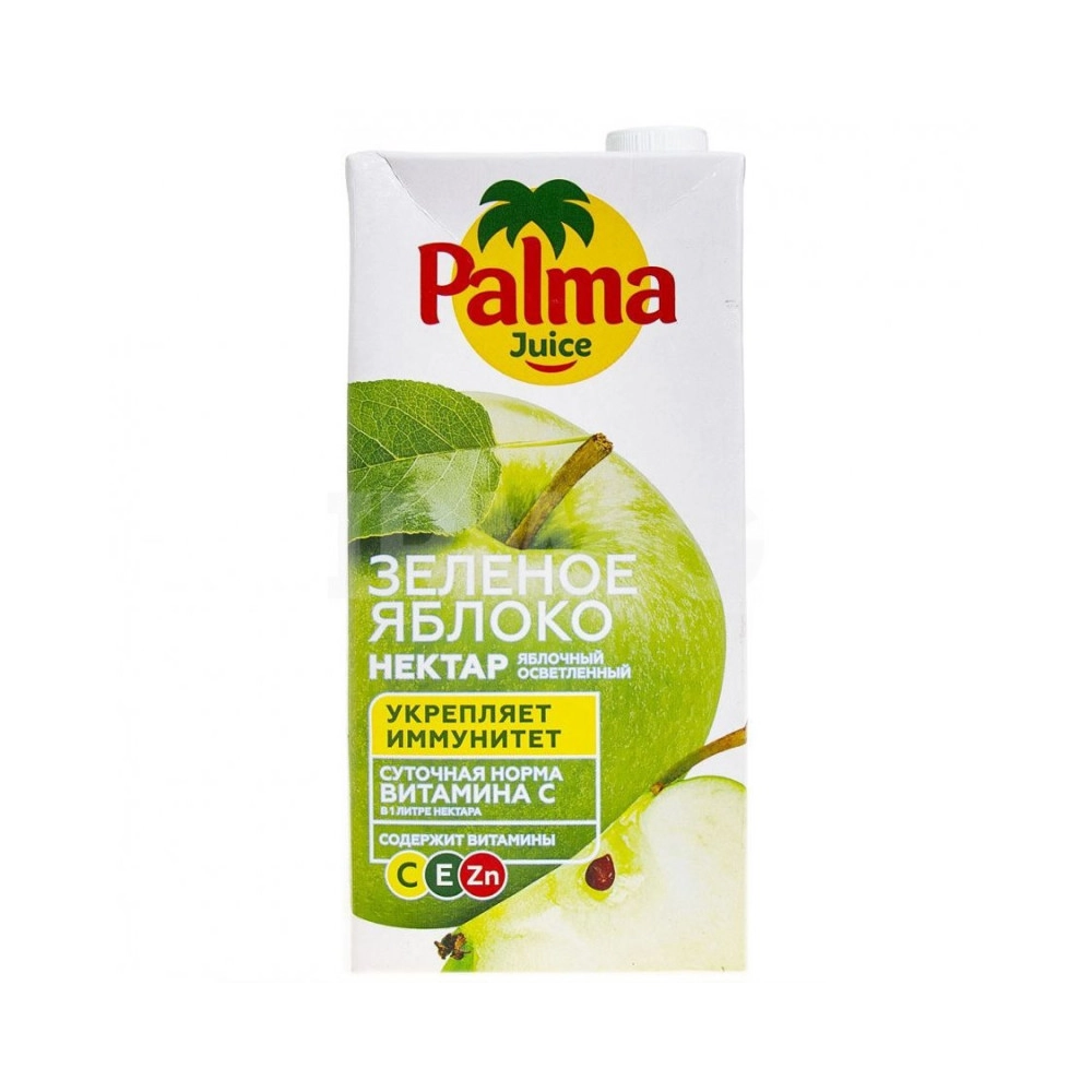 Напиток сокосодержащий Palma Зеленое яблоко 0,95 л