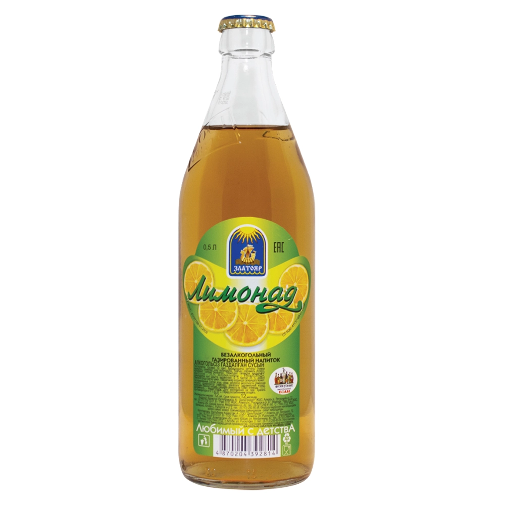 Напиток Златояр Лимонад 0,5 л стекло