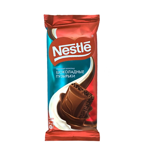Nestle молочный шоколад пористый 75 г