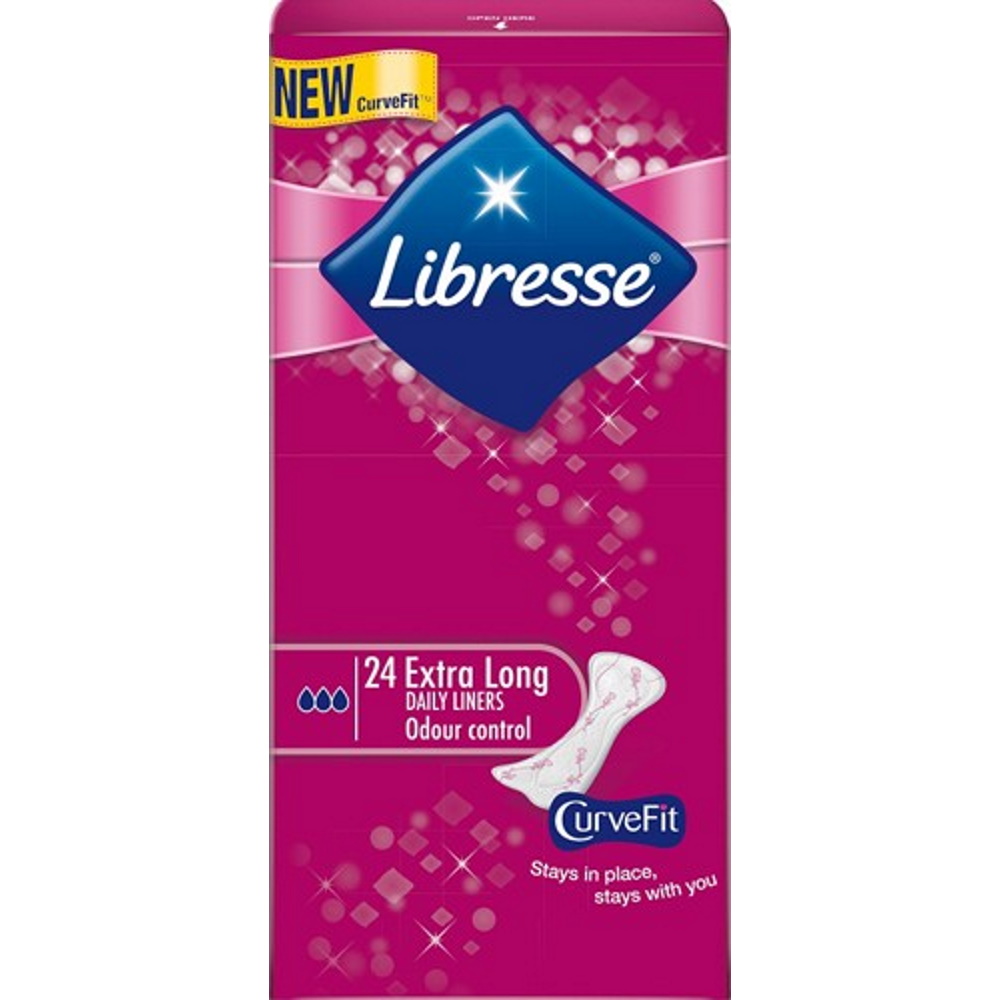 Libresse ежедн прокладки Dailyfresh Extra Long 24 шт.
