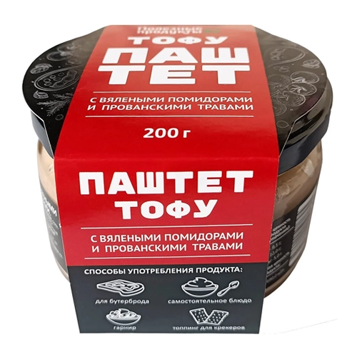 Паштет-тофу с вялеными помидорами и прованскими травами Полезные продукты 200 г