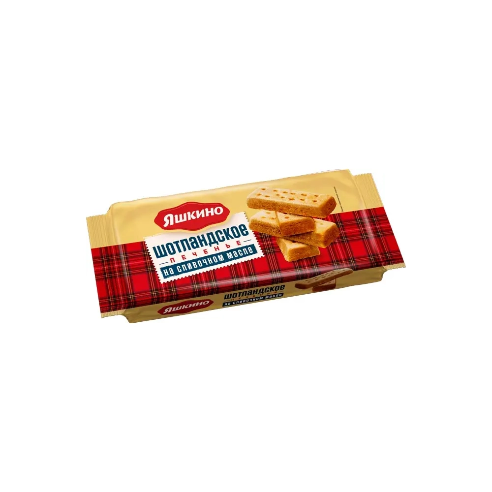 Печенье Яшкино Шотландское 235г на сливочном масле